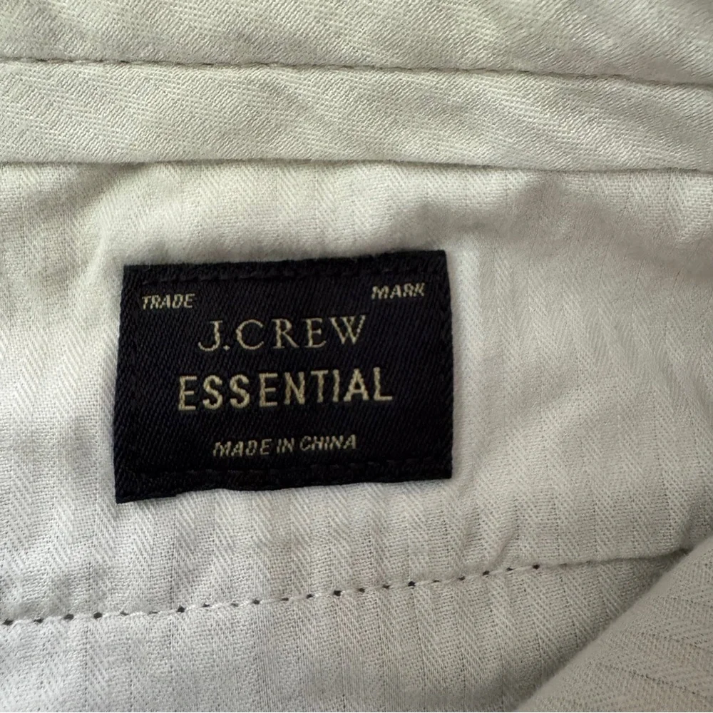 J.Crew Men’s Essential‎ Urban Slim Chino Pants W35 L32 Gray 100% Cotton